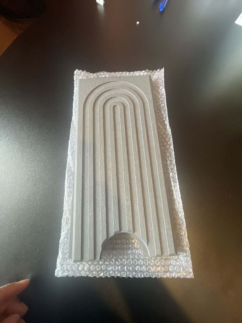 Diatomaceous Earth Faucet Sink Drying Tray, Arch Design